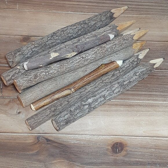 Rustic Pencil Lot Cottagecore Decor for Crafting - Picture 3 of 3